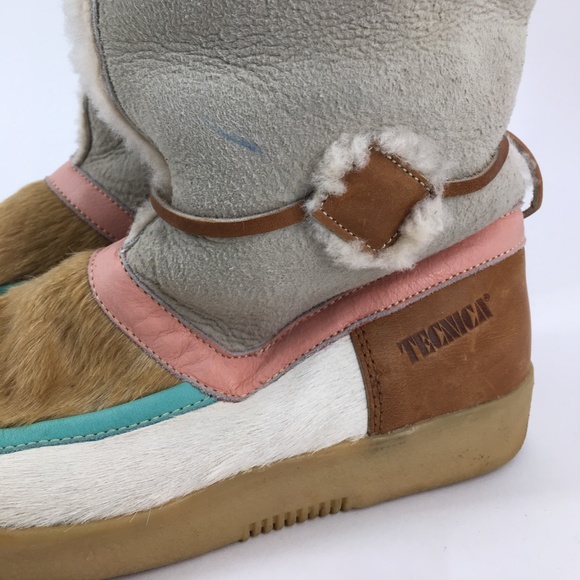 TECHNICA Goat Hair Snow Boots Size 8 - Picture 6 of 8
